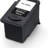 Zwarte PG-560XL FINE Cartridge, compatibel met verschillende Canon printers voor scherpe afdrukken en hoge capaciteit.