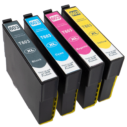 Compatibele inktcartridges voor Epson 603 T603 XL - 4-pack met zwart, cyaan, magenta en geel. Geschikt voor diverse Epson-printers en biedt hoogwaardige afdrukken.