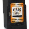 Printcartridge P540 XL, compatibel, gerecycled product, gemaakt in Duitsland.