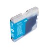 Cyan inktcartridge vervangend voor Brother LC-10C, LC-17C, LC-51C, LC-57C, LC-70C, LC-90C, LC-970C, LC-1000C, XXL, compatibel met verschillende Brother printers.