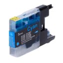 Cyan inktcartridge B-LC12C, B-LC40C, B-LC71C, B-LC75XLC, B-LC1200C, B-LC1240C, compatibel met verschillende Brother printers voor hoogwaardige afdrukken.