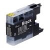 Zwarte inktcartridge B-LC12BK, compatibel met B-LC12BK, B-LC40BK, B-LC75XLBK, B-LC1200BK, B-LC200BK, B-LC400BK, B-LC120BK, B-LC173BK, en B-LC1240BK.
