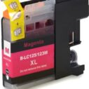Magenta inktcartridge B-LC125/123M XL, compatibel met verschillende printers voor hoge kwaliteit afdrukken.