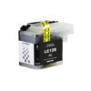 Zwart LC12E XL inktcartridge, vervangt LC12E, compatibel met diverse Brother printers.