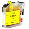 Gele inktcartridge LC12E XXL, vervangt LC12E, compatibel met diverse printermodellen.