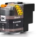 Zwarte inktcartridge B-LC22UBK XL, compatibel met verschillende printers voor hoogwaardige afdrukken.