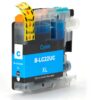 Cyan inktcartridge B-LC22UC XL, compatibel met diverse printermodellen voor hoogwaardige afdrukken.
