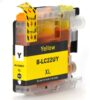Gele inktcartridge B-LC22UY XL, compatibel met verschillende printermodellen voor hoogwaardige afdrukken.