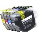 Compatibele inktcartridges B-LC3219(3217)BK XL, B-LC3219C XL, B-LC3219M XL, B-LC3219Y XL voor Brother printers, met duidelijke labels voor eenvoudige installatie.