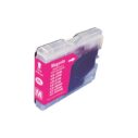 Magenta inktcartridge LC-10M, vervangend voor LC-37M, LC-57M, LC-57Y, LC-960M, LC-970M, LC-1000M, compatibel met diverse printermodellen.