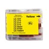 Gele XL inktcartridge, vervangt LC-10Y, LC-37Y, LC-51Y, LC-57Y, LC-960Y, LC-970Y, LC-1000Y, compatibel met verschillende printers.