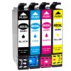 Inktcartridges 405XL (E02W1 zwart, E02W2 cyaan, E02W3 magenta, E02W4 geel) compatibel voor printergebruik, ideaal voor hoogwaardige afdrukken.