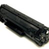 Zwart toner cartridge, compatibel met diverse printermodellen, biedt hoge afdrukkwaliteit en betrouwbare prestaties.