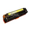 Compatibele HP CB542A kleur toner cartridge, ideaal voor heldere en levendige afdrukken in kleur.