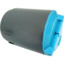 Compatibele toner cartridge voor printer, zwart met blauwe dop, ideaal voor heldere afdrukken en eenvoudig te installeren.