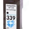 Compatibele HP 339 inktcartridge, ideaal voor hoogwaardige afdrukken en geschikt voor verschillende HP-printers.