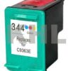 Kleurcartridge 344, vervangt voor C9363E, compatibel met verschillende printermodellen voor optimale afdrukkwaliteit.