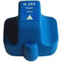 Cyan inktcartridge H-363 13ml, compatibel met verschillende printers voor heldere afdrukken.