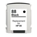 Vervangende inktcartridge 88 Zwart, compatibel met HP 88.