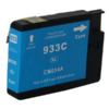 Cyan inktcartridge 933C XL, compatibel met verschillende printermodellen, vervangt CN054A en is geen OEM-product.
