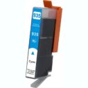 Cyan inktcartridge 935 XL, compatibel met diverse printermodellen, vervangt originele cartridges voor hoogwaardige afdrukken.