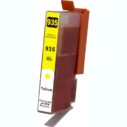 Gele inktcartridge 935 XL, compatibel met verschillende printermodellen, vervangt originele cartridges voor hoogwaardige afdrukken.
