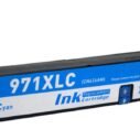 Cyan 971XLC inktcartridge, vervangingscartridge, compatibel met verschillende printermodellen voor hoogwaardige afdrukken.