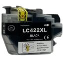 Zwart inktcartridge LC422XL hoge capaciteit, compatibel met verschillende printermodellen.