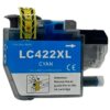 Inktcartridge LC422XL CYAN, compatibel voor gebruik met verschillende Brother printers, biedt hoogwaardige afdrukken en is eenvoudig te installeren.