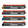 Compatibele toner cartridges voor printer, set van vier kleuren: zwart (K), cyaan (C), magenta (M) en geel (Y). Geschikt voor diverse printermodellen.
